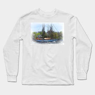 Majestic Boat Long Sleeve T-Shirt